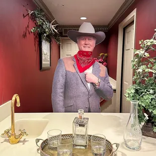 At J.R. Ewing's mansion