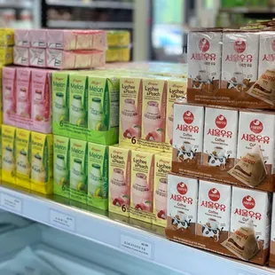 a display of a variety of products