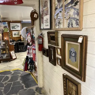 Antique paintings at Southgate Station