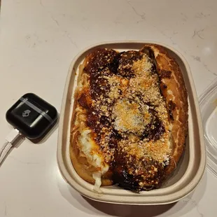 $20 "The Balls". Huge. Plenty for my wife and I to share.