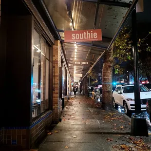 Outside