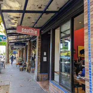 Outside. Storefront.