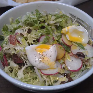 Truffled Bacon & Poached Egg Salad