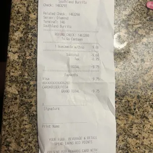 Waisted food that had to get tossed. It was paid for, prepped, and in a to go bag.