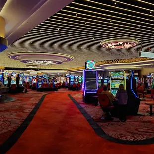 the inside of a casino