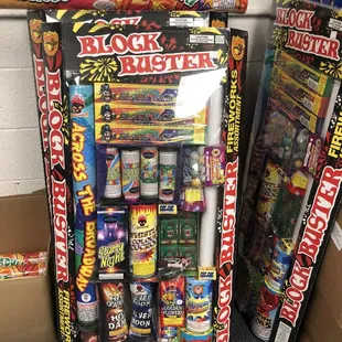 Just one of the many packages among the singular fireworks that they sell here.