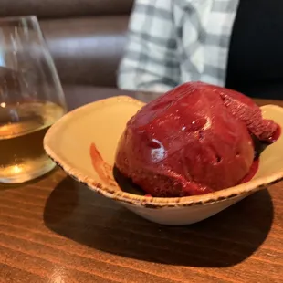 Marionberry Sorbet.