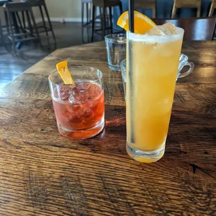 A smoky Negroni and a Commodore
