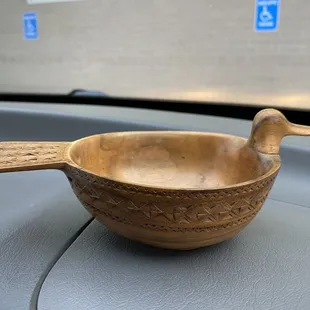 Wooden duck bowl