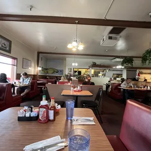 Inside restaurant
