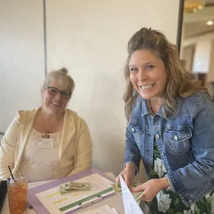 Michelle from SSCC with Jen from our Ladies GGG Group