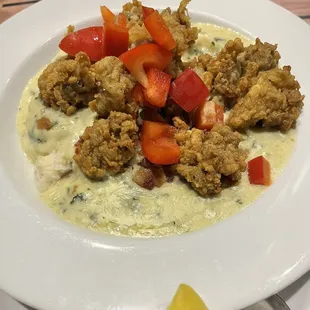 Fried Oysters Rockefeller