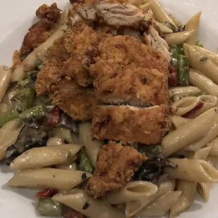 Fried Chicken Pasta
