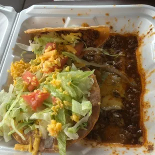 Manuel Plate was very good with great enchiladas.