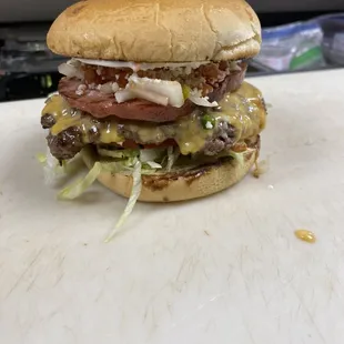 a cheeseburger