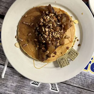 Apple pie pancakes