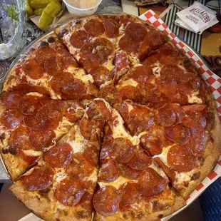 Pepperoni pizza