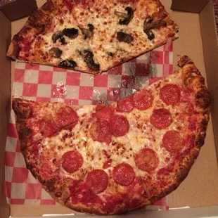 This is their version of a half and half... Unfortunate cause I'm not a meat eater