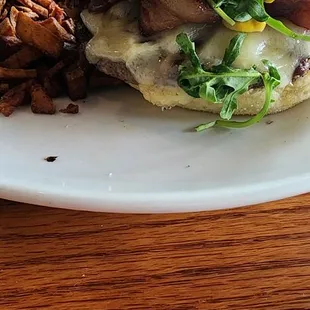 The burger on the brunch menu. life-changing