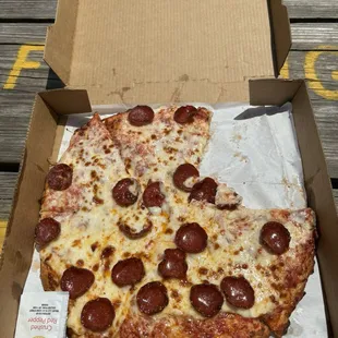 pizza, food