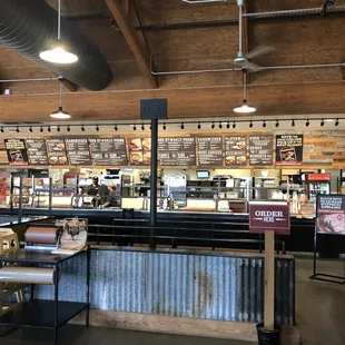 seating and counter