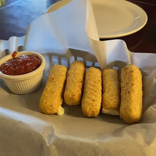 Cheese sticks! Yum!