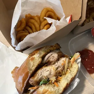 Combo Fried Chicken Sandwich
