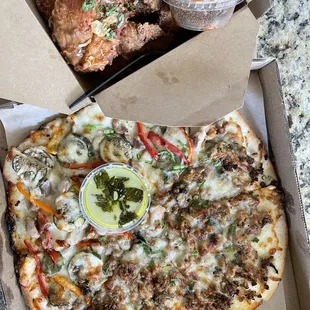 Green Curry Pizza