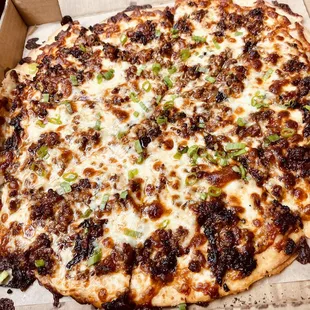 Thai Ground Pork Grapow Pizza