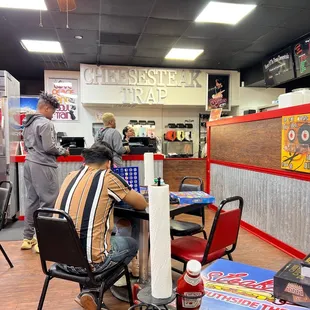 a man sitting at a table