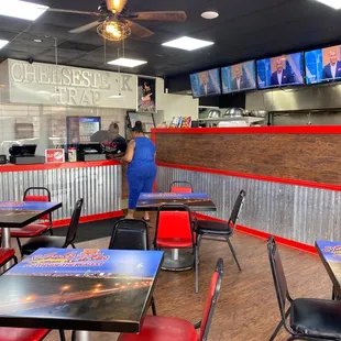 sushi and sashimi, interior