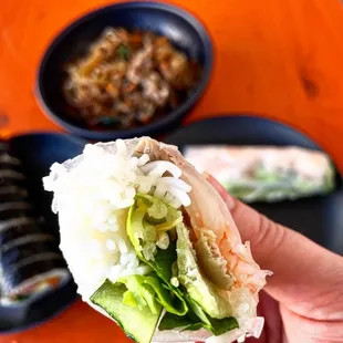 Shrimp and pork spring roll