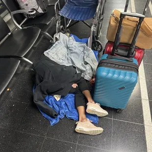 Sleeping on the floor