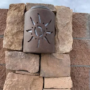9&quot; Ancient Sun in Antique Copper and made with solar