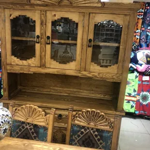 Rustic southwestern hutch