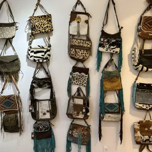 Leather cowhide bags