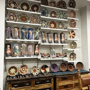 Baskets, Furniture and Mary tiles