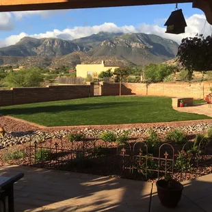 Southwest Desert Images did an awesome job on installing artificial turf and rocks to backyard.  On time, courteous and hard working guys!