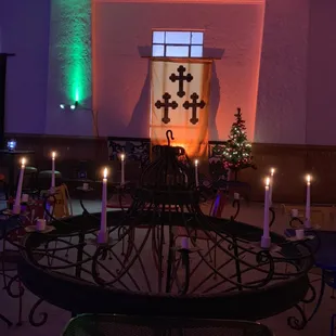 Christmas in the old Courthouse in Las Cruces, 2nd floor courtroom