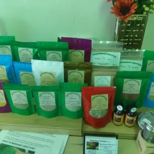 Herbs - Blue Lotus, Hirsuta, Cats Claw, Valerian Root, and many more!