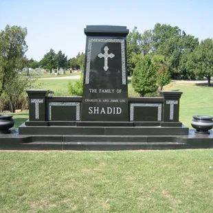 Another Beautiful Estate Monument in Rose Hill Burial Park