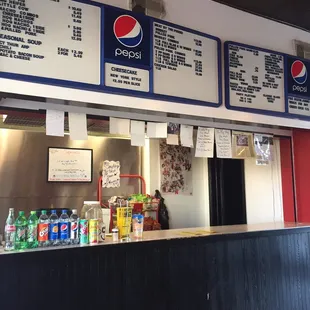 Inside of the restaurant