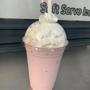 strawberry milkshake