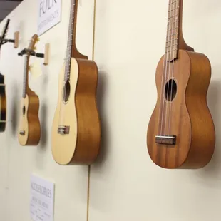 Guitars, ukuleles, and more...