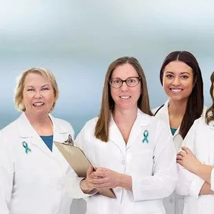 Some of our compassionate care team, featured from left to right: Nurse practitioner Mary Honeycutt, Dr...