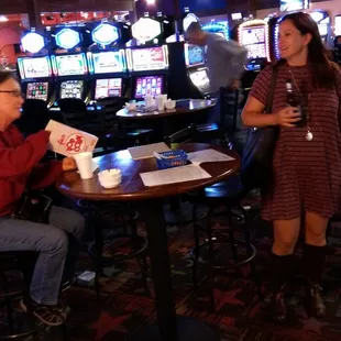 Today is important horse racing. I wonder if those tables are always there?