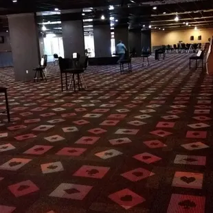 The East room has been cleared out.