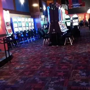 Middle section gambling area.