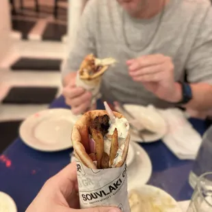 Chicken Souvlaki Pita