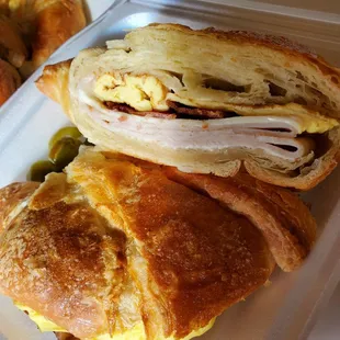 #9 - Turkey, bacon, cheese, egg croissant